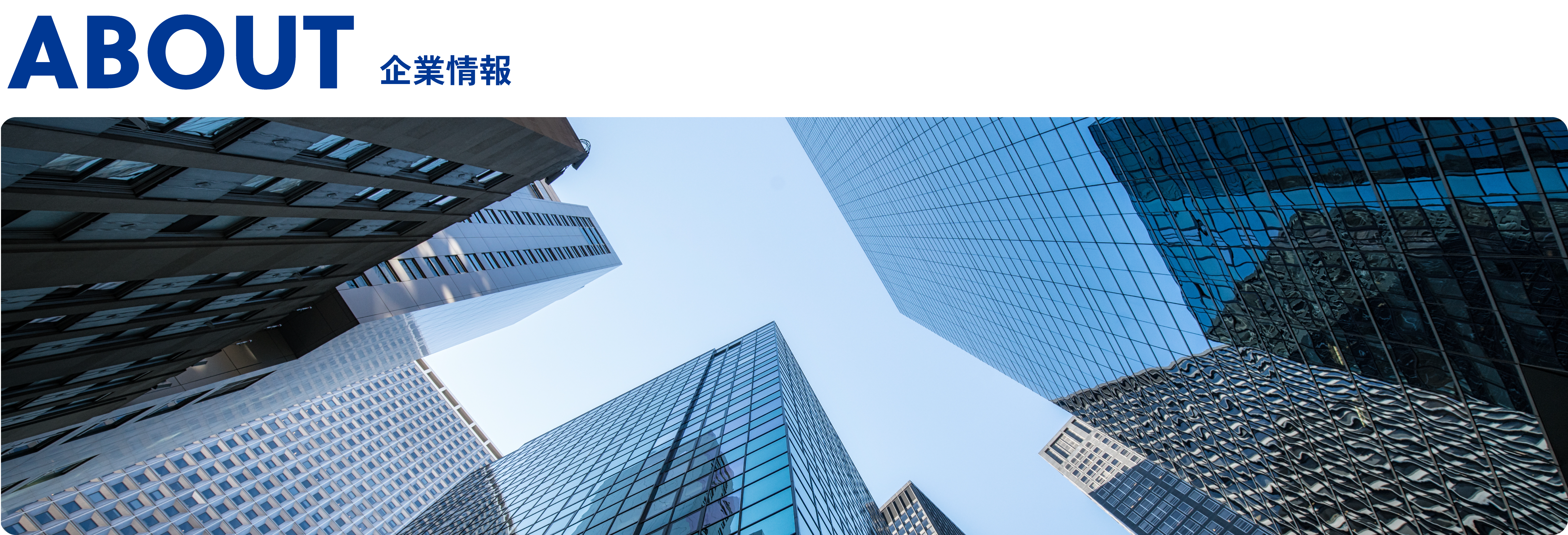 企業情報メインビジュアル